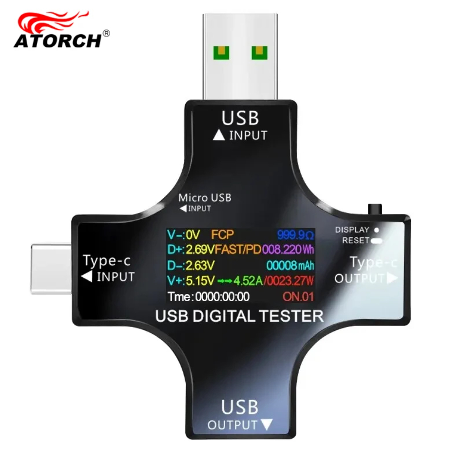 Co Detector Plug - Probador USB DC tipo C PD