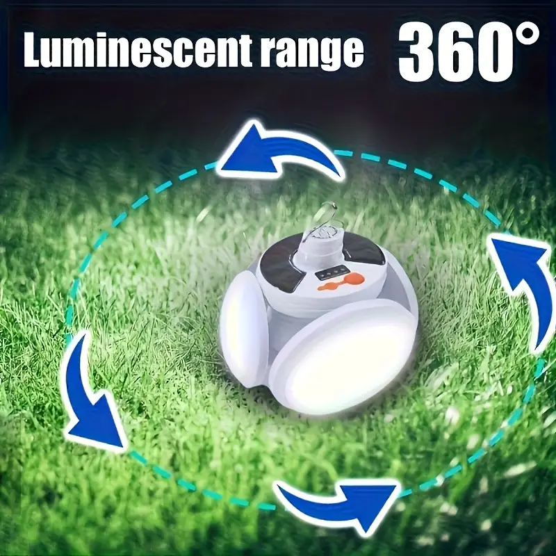 1 luz solar plegable con carga - Power Outage Light reseña y precio