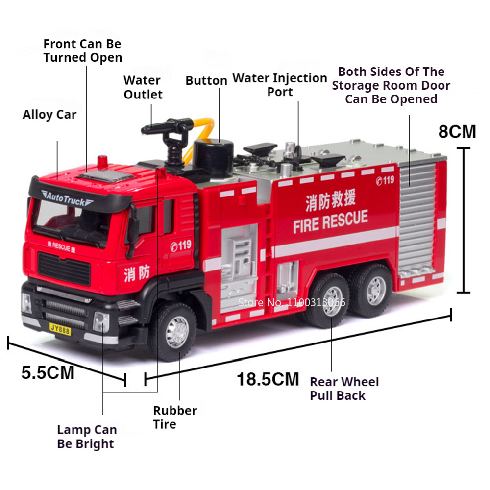 Motor de bomberos con escalera - Fire Escape Ladder reseña y precio