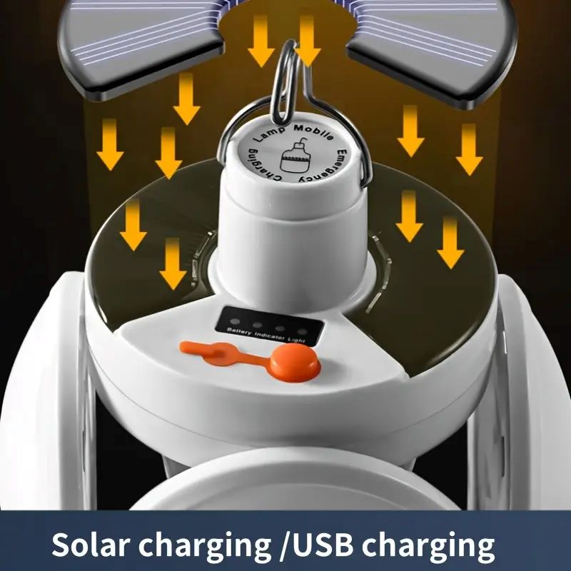Luz de carga Solar con ganchos - Power Outage Light reseña y precio